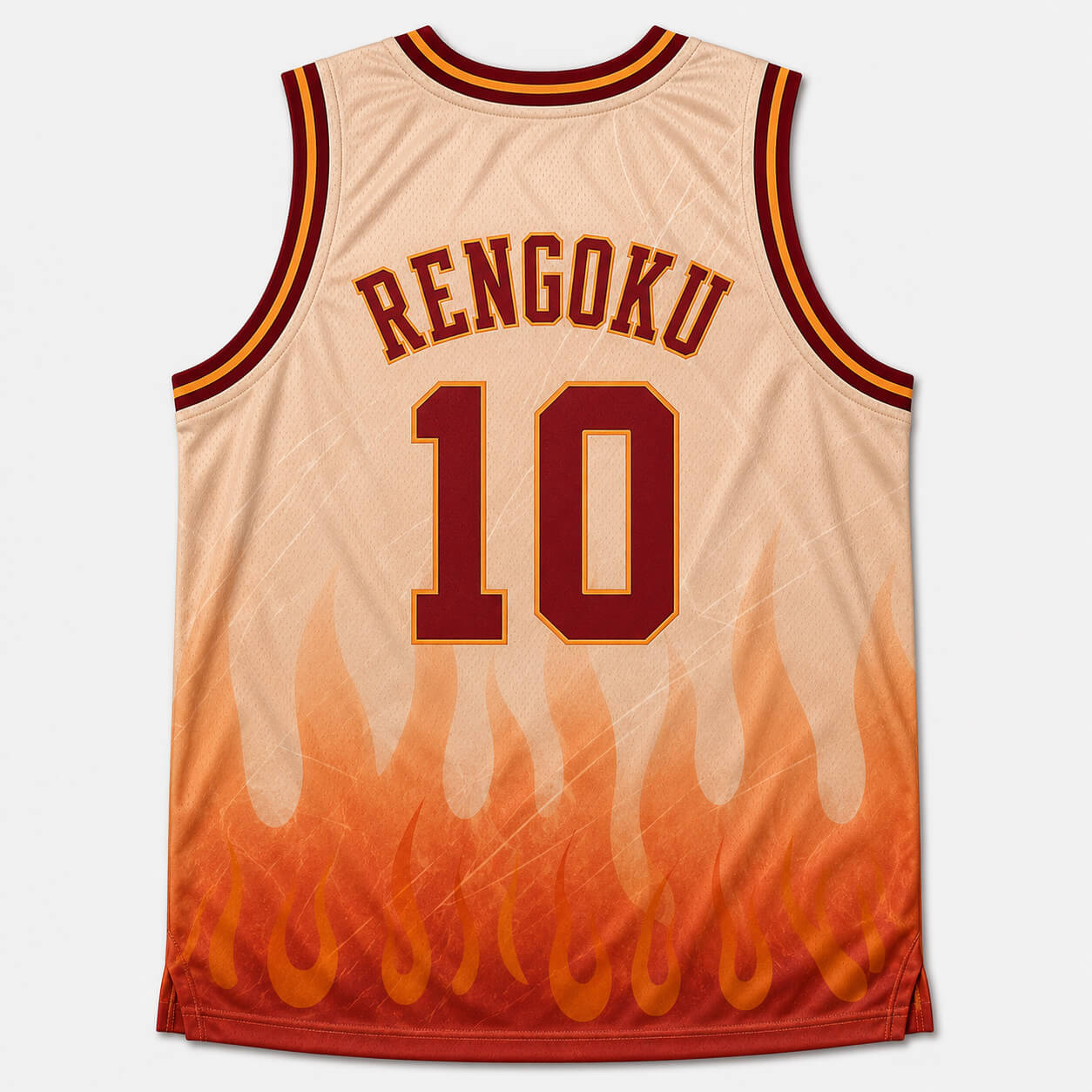 Rengoku Hashira Demon Slayer Basketball Jersey