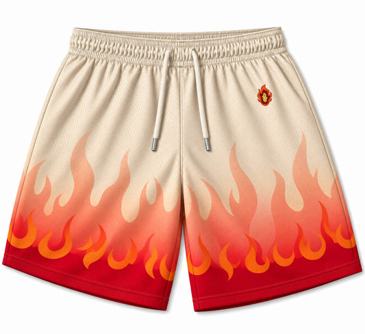 Rengoku Demon Slayer Mesh Shorts