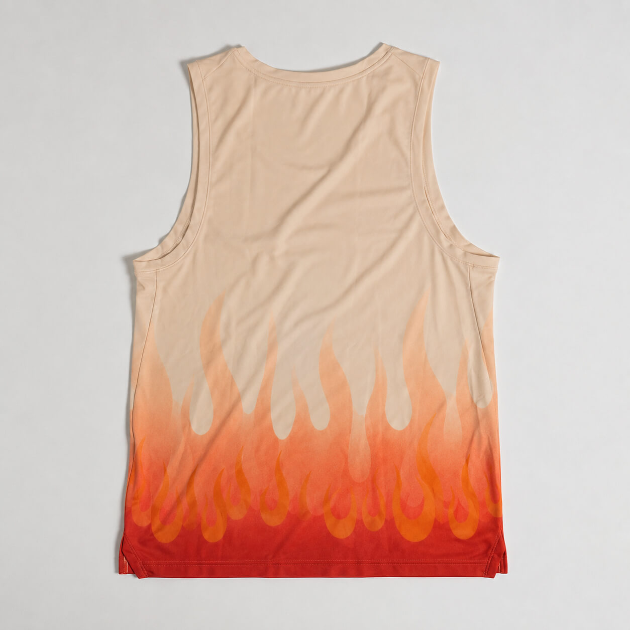 Gum Gum Lila Tie-Dye Fusion Tanktop mit abgerundetem Saum