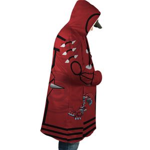 Legendary Groudon Pokemon Hooded Cloak Coat