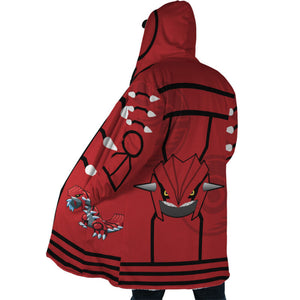 Legendary Groudon Pokemon Hooded Cloak Coat