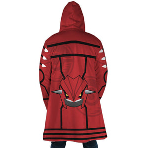 Legendary Groudon Pokemon Hooded Cloak Coat