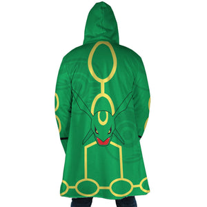 Rayquaza Pokemon Hooded Cloak Coat