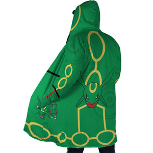 Rayquaza Pokemon Hooded Cloak Coat