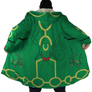 Rayquaza Pokemon Hooded Cloak Coat