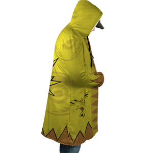 Legendary Zapdos Pokemon Hooded Cloak Coat