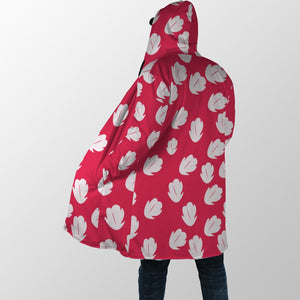 Lilo & Stitch Floral Pattern Hooded Cloak Coat