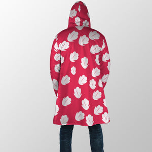 Lilo & Stitch Floral Pattern Hooded Cloak Coat