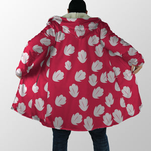 Lilo & Stitch Floral Pattern Hooded Cloak Coat