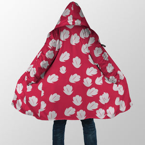 Lilo & Stitch Floral Pattern Hooded Cloak Coat