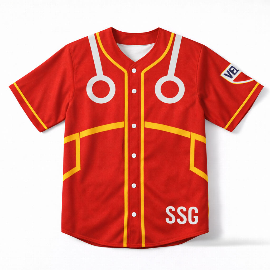 Luffy Egghead Baseballtrikot