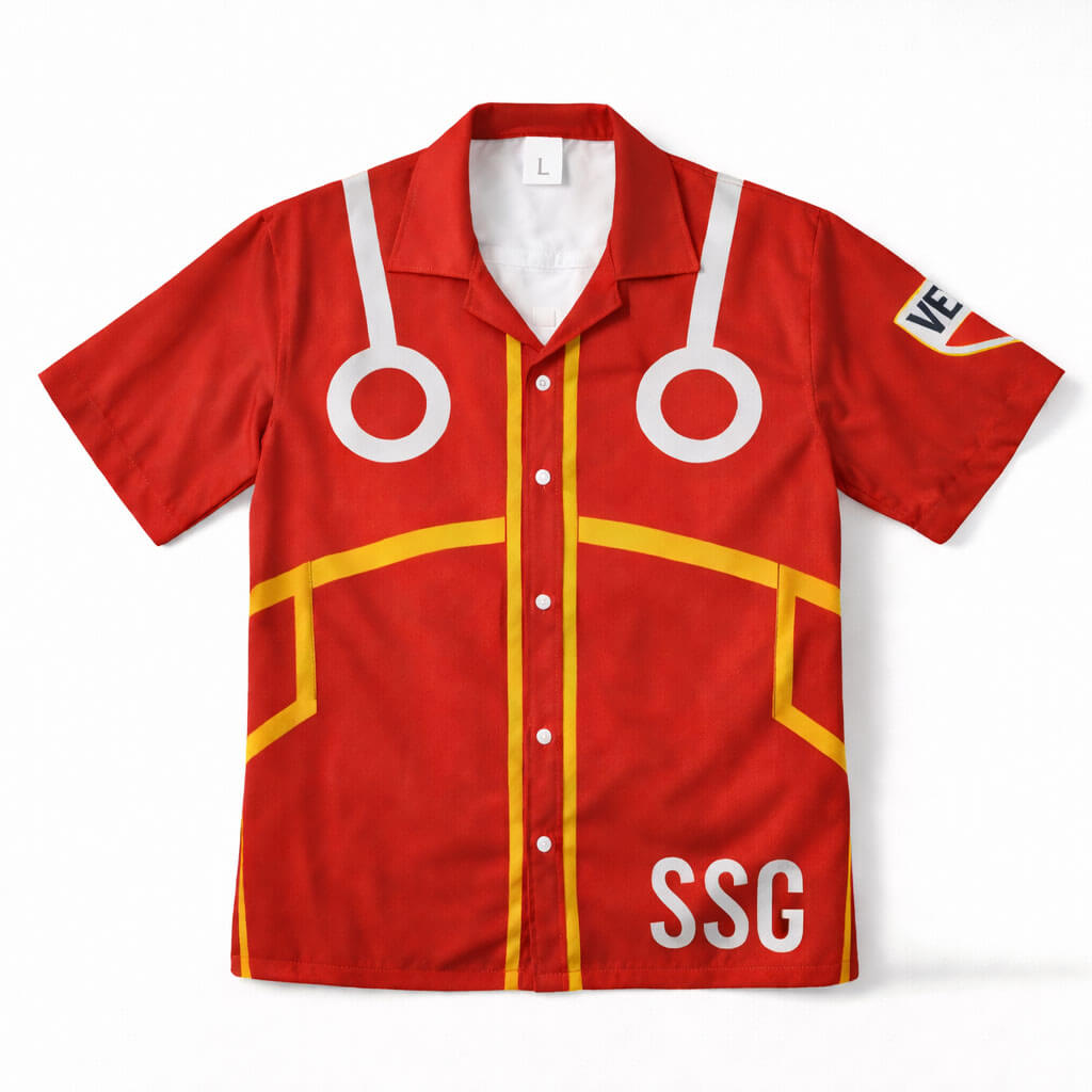 Luffy Egghead One Piece Button Up Shirt