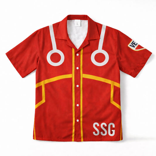 Luffy Egghead One Piece Button Up Shirt