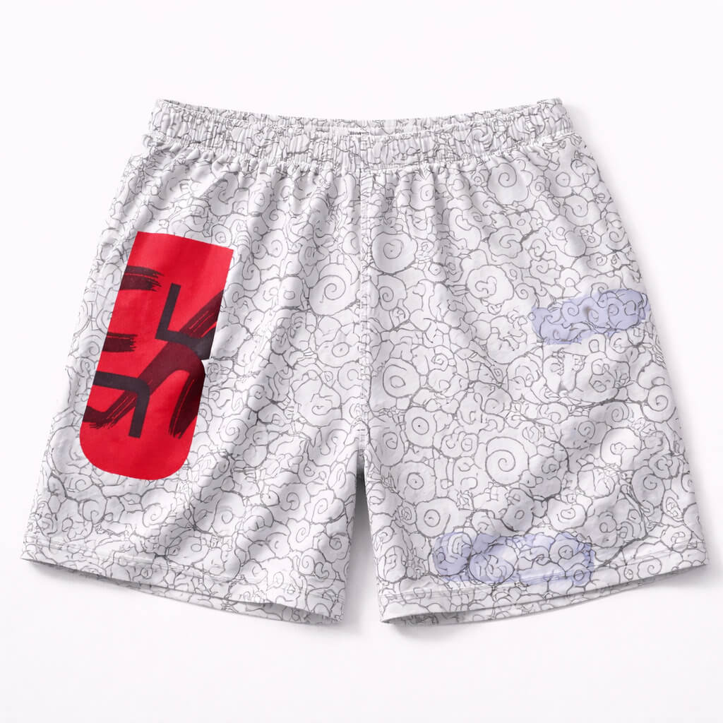 One Piece Luffy Gear 5 Mesh Shorts