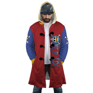 One Piece Luffy Gear 5 Waves of Kangava Hooded Cloak Coat