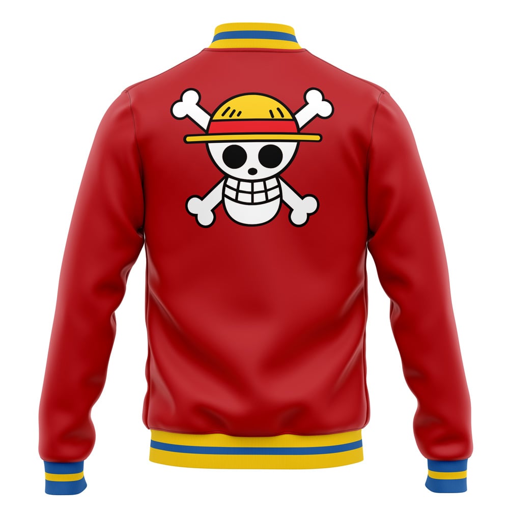 Luffy Anniversary Jolly Roger Edition Baseball Jacket