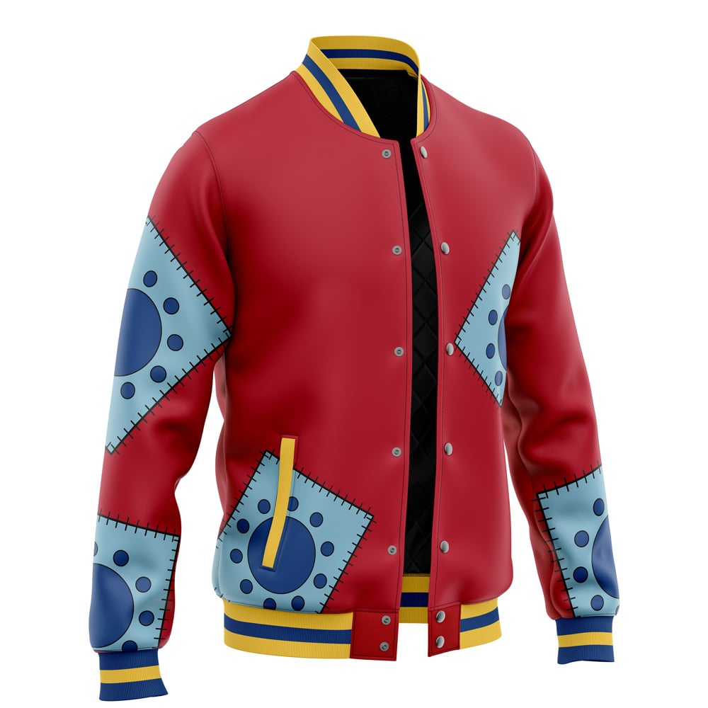 Luffy Wano Pattern OP Baseball Jacket