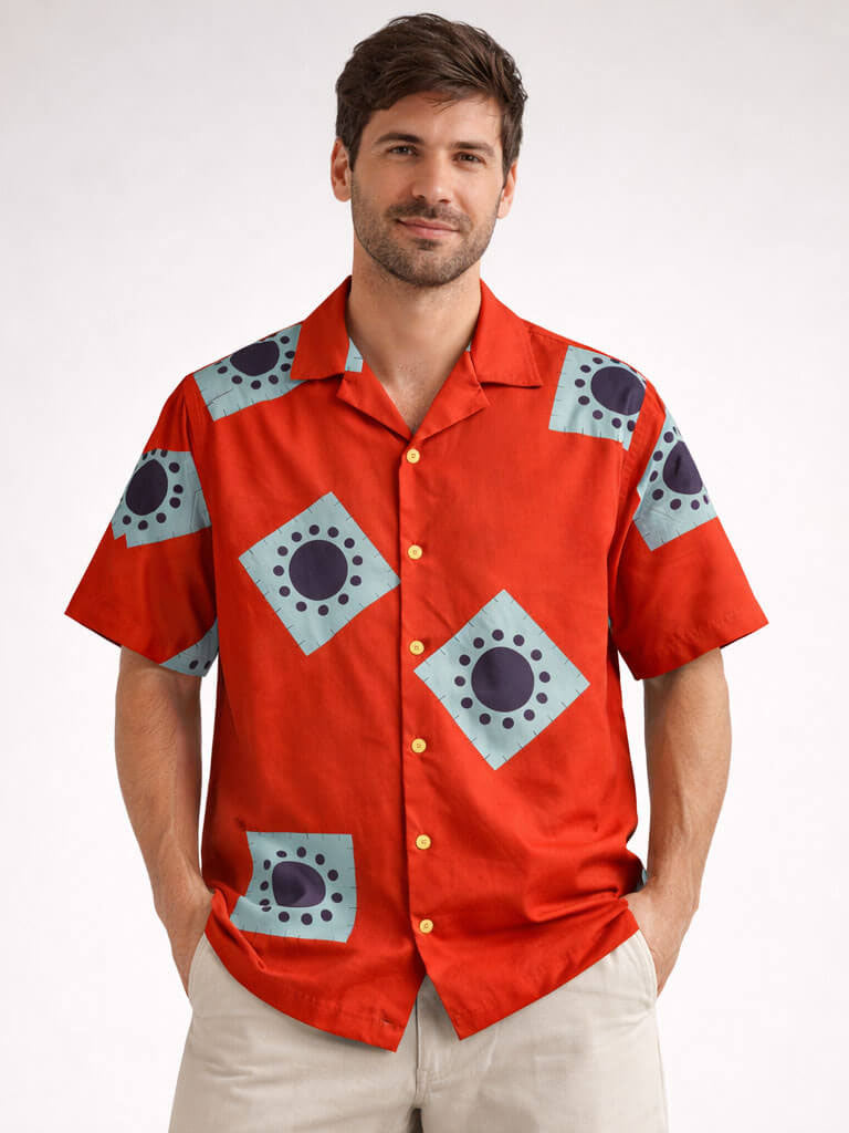 Luffy Wano Country One Piece Hawaiihemd