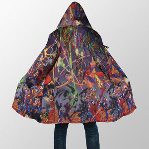 Marvel DC All Heroes Comic Hooded Cloak Coat