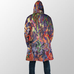 Marvel DC All Heroes Comic Hooded Cloak Coat