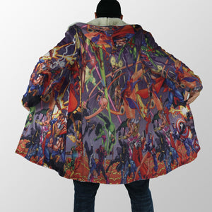 Marvel DC All Heroes Comic Hooded Cloak Coat