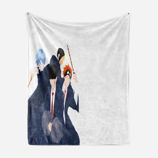 Mashle Magic And Muscles Heroes Throw Blanket