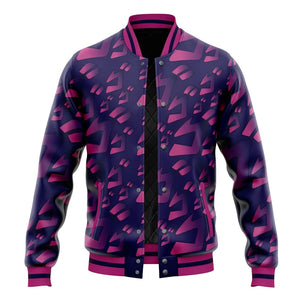 JoJo Aura Pattern Baseball Varsity Jacket