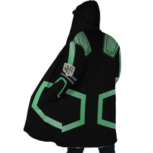 Izuku Midoriya Deku My Hero Academia Hooded Cloak Coat