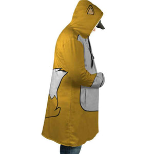 Miles Tails Power Sonic The Hedgehog Hooded Cloak Coat