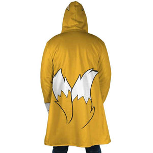 Miles Tails Power Sonic The Hedgehog Hooded Cloak Coat