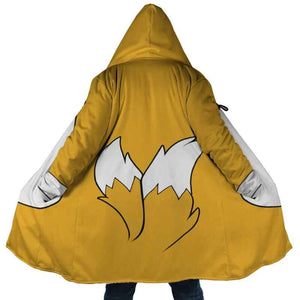 Miles Tails Power Sonic The Hedgehog Hooded Cloak Coat