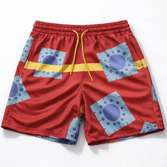 One Piece Luffy Wano Country Mesh shorts