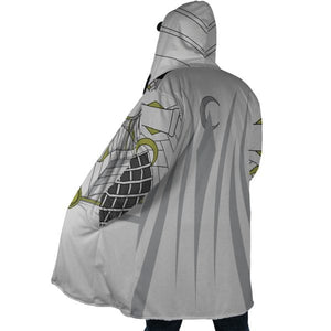 Moon Night Comic Hooded Cloak Coat