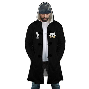 MSBY Black Jackal Hooded Cloak Coat