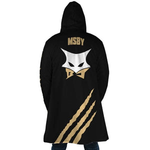 MSBY Black Jackal Hooded Cloak Coat