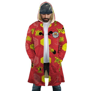 Straw Hat Pirates One Piece Jolly Roger Hooded Cloak Coat