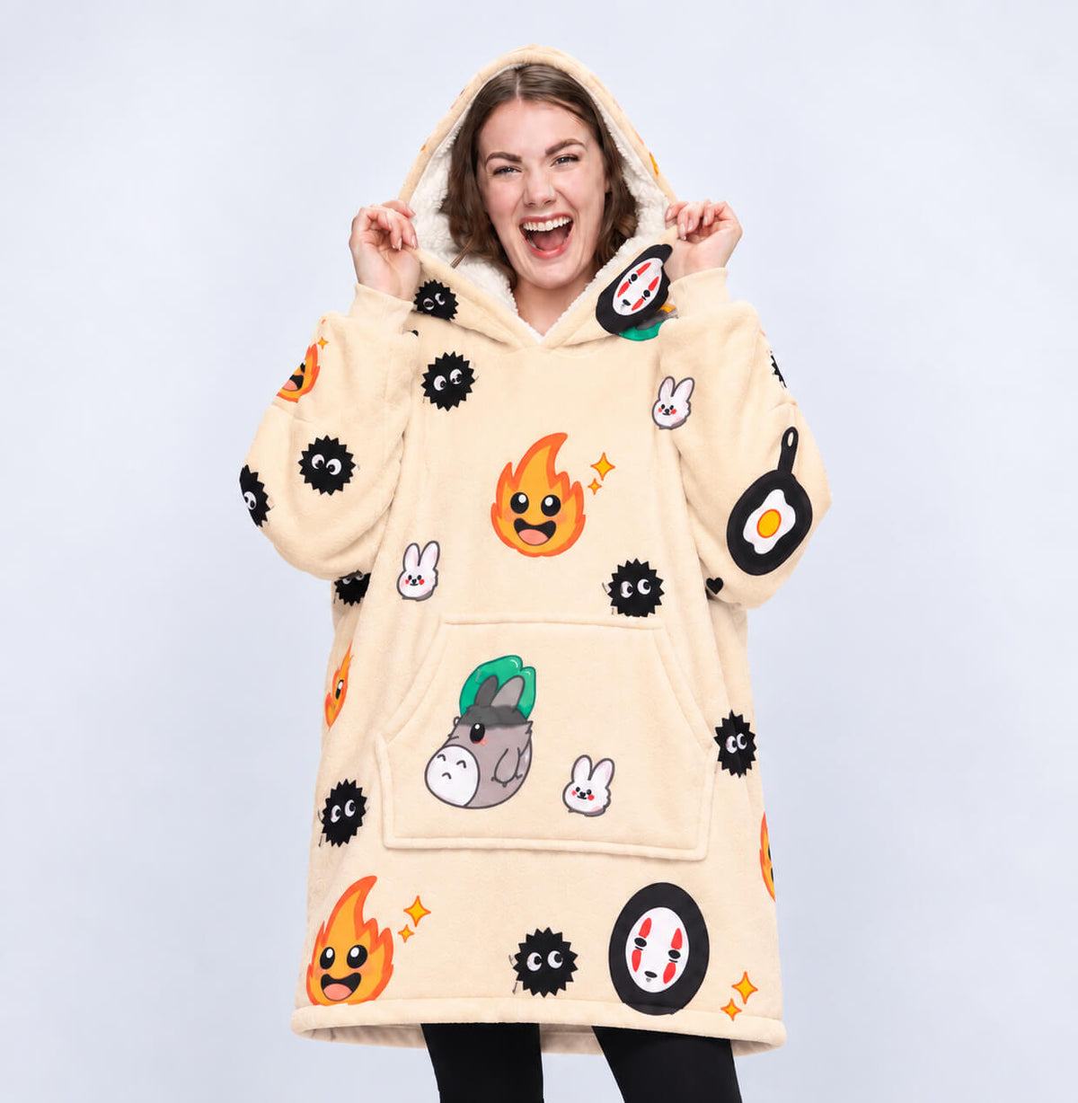 Soots Lebhafter Übergroßer Decken-Hoodie