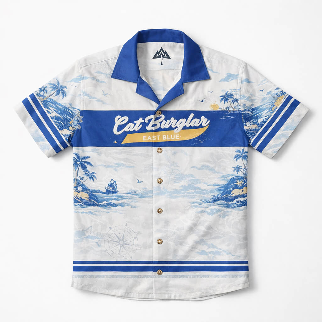 Nami One Piece East Blue Button-up Hawaiihemd