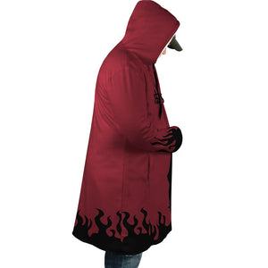 Minato Namikaze Naruto Hooded Cloak Coat