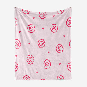 Kamaboko Fishcake Hearts Fusion Blanket