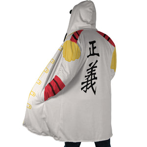 One Piece Admiral Kizaru Hooded Cloak Coat