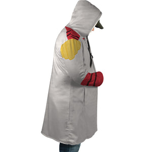 One Piece Admiral Kizaru Hooded Cloak Coat