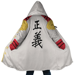 One Piece Admiral Kizaru Hooded Cloak Coat