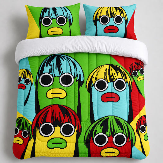 Nobody Pop Art Sausage Comforter Bedding