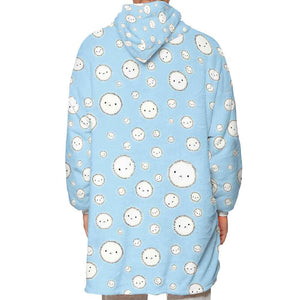 Noragami Yukine Puffball Spirits Oodie Blanket Hoodie