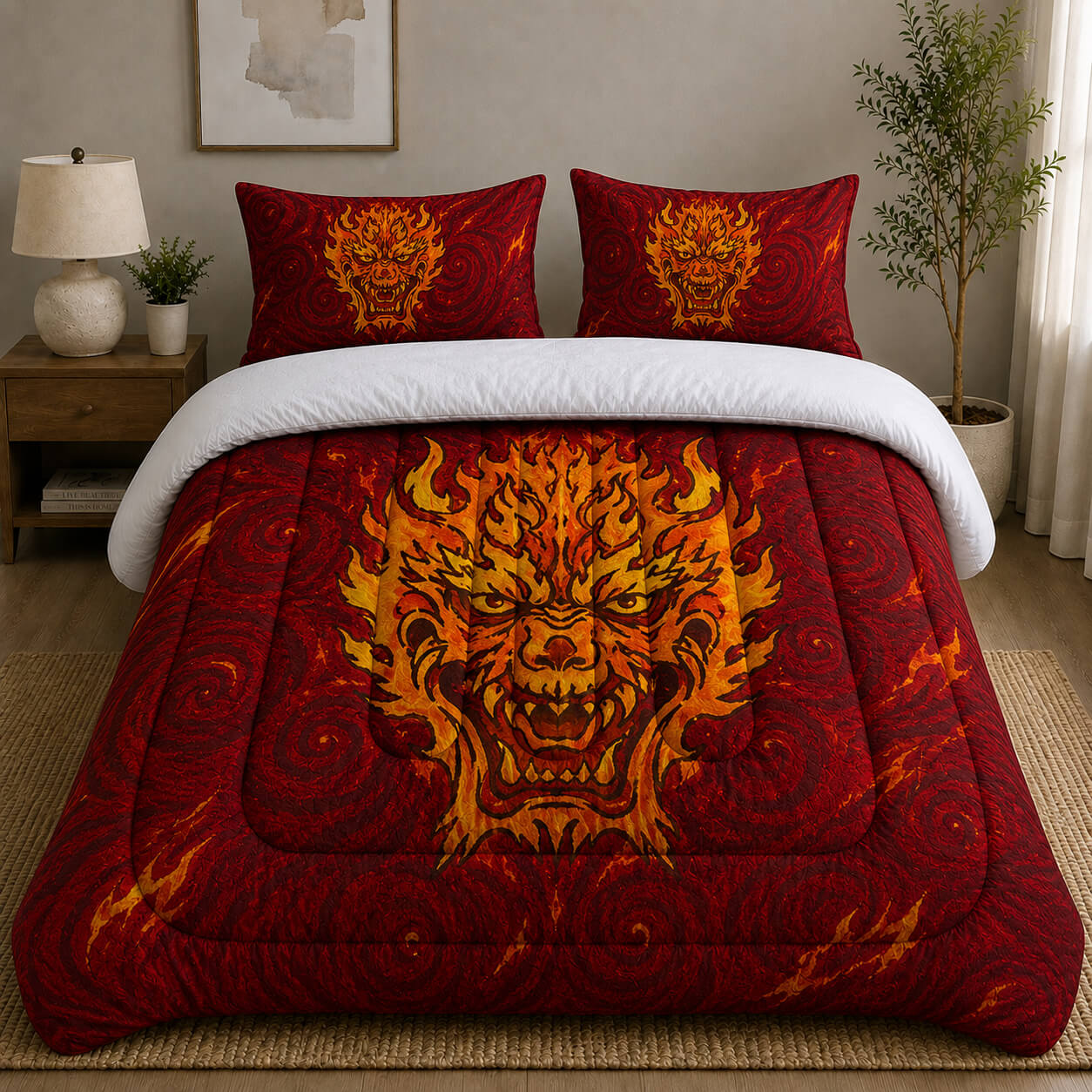 Oni Yokai Comforter Bedding