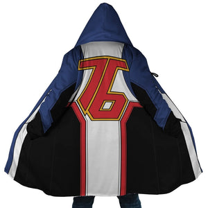 Overwatch Soldier 76 Gaming Hooded Cloak Coat