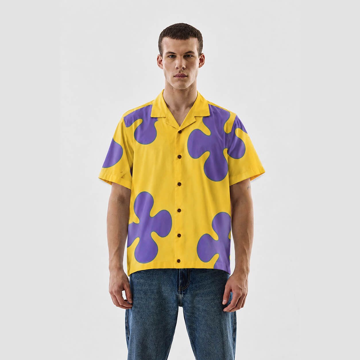 SpongBob Patrick Star Button Up Shirt