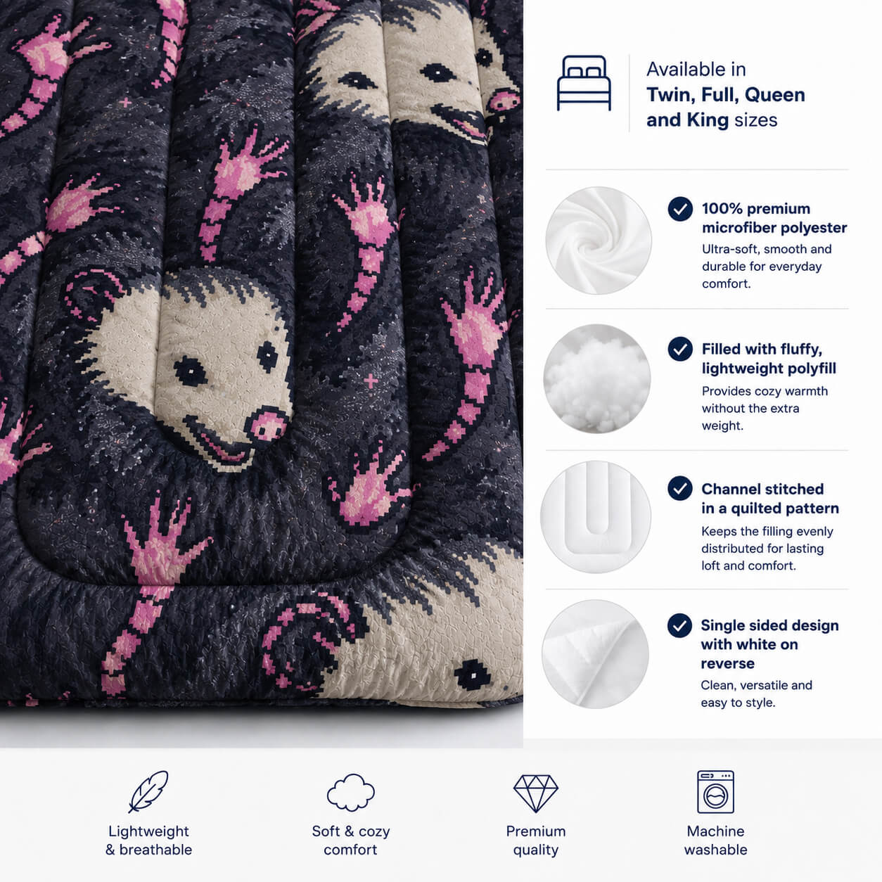 Pausam Kawaii Comforter Bedding