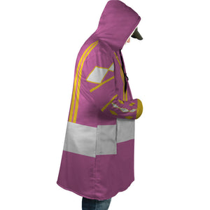 Pink Ranger Ninjetti Mighty Morphin Dream Hooded Cloak Coat